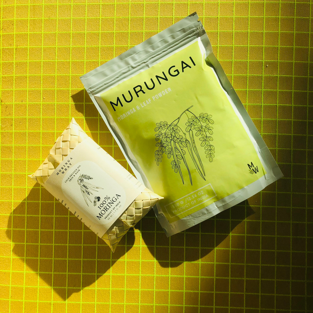 Premium Moringa oil for skin and hair and Moringa Leaf Powder Superfood